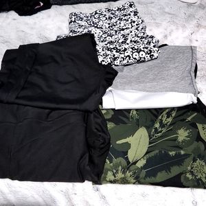 5 pairs of work out pants. All XL